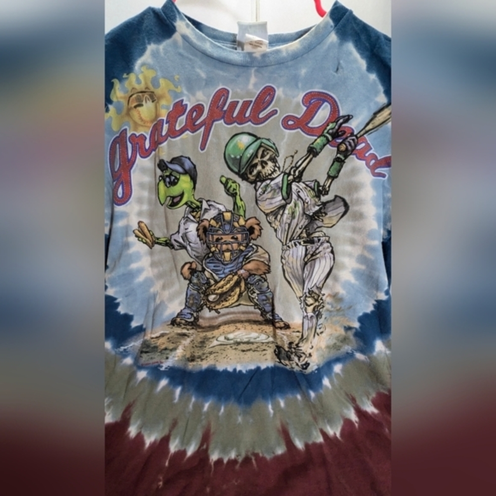 Vintage 1997 Grateful Dead "Steal Your Base" Tie-dye Large